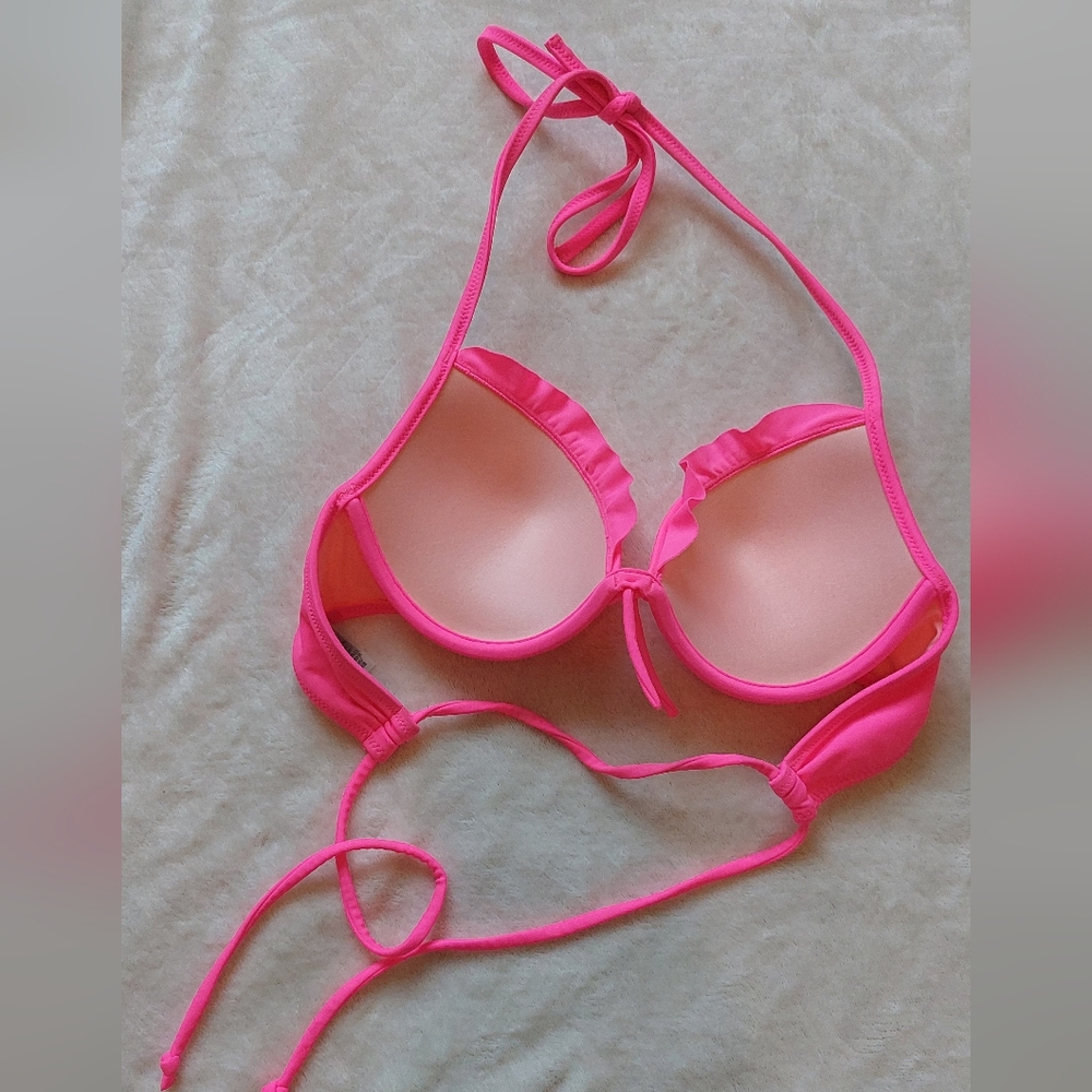 Victoria's Secret Hot Pink Bikini Top - Picture 5 of 7